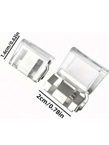 2/6/10个装无缝隐形裤腿缩短夹 - 无需缝纫的裤脚固定器，隐藏式裤腿收紧器，防滑裤腿调节器，防止裤腿拖拽，适用于牛仔裤、休闲裤、定制服装，多种颜色可选，旅行和日常必备 - 多色 - 查看 5