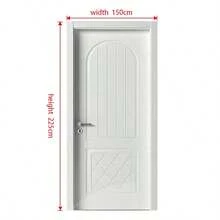 白色磁性蚊帐帘，免打孔自粘式磁性纱门，家用，安装简便，卧室隔断帘，自动闭合 - 白色左開 - 查看 73