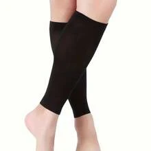 Vớ nén bắp chân unisex, vớ nén hỗ trợ bắp chân và đầu gối cho chạy marathon. - màu đen - Xem 3