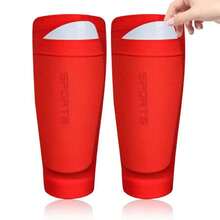 1pc Football Sock Sleeve With Shin Guard, Integrated Leg Sleeve Without Foot, Sports Protective Leg Sleeve - Multicolor - View 3