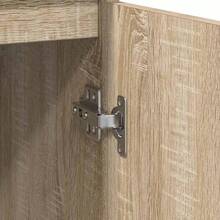 vidaXL Sideboard With Drawer, Light Oak Khaki, 71x35x65 Cm, Engineered Wood, Chest Of Drawers, Cabinet, Hallway Cabinet, Sideboard, Kitchen Cabinet, Living Room Cabinet - 橡木淺卡其 - 查看 6