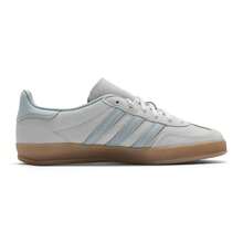 Adidas Giày thể thao nữ cổ điển GAZELLE INDOOR W, giày thể thao tối giản, thoải mái, phù hợp đi làm hàng ngày IH9219 - Xanh lanh / Xám xanh nhạt tuyệt đẹp / Vàng nhựa - Xem 2