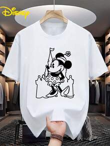 Authorized By Disney, Disney Toy Story Woody T-Shirt Is Full Of American Retro Prints, Suitable For Everyday Street Wear, Necessary In Summer, And A Gift For Disney Lovers. - White - View 1