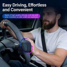 Car Steering Wheel Power Ball Creative Bearing Type Small Car Truck One Handed Turning Assistance Labor-Saving Steering Power Ball - Multicolor - View 3