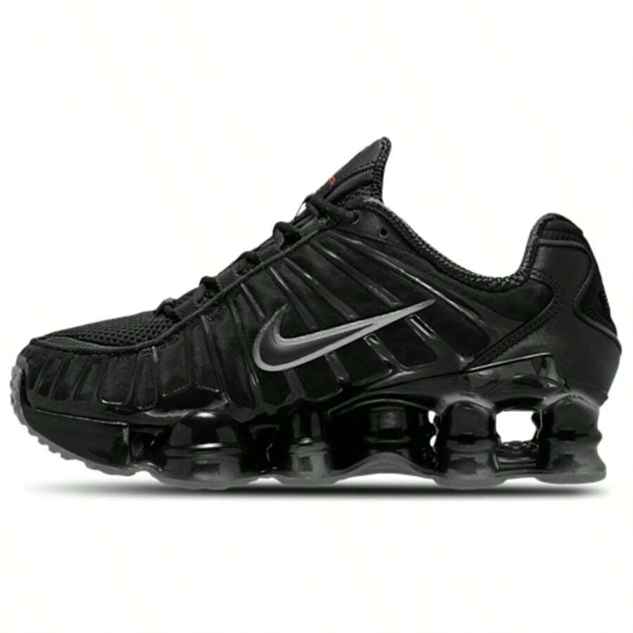 Nike Shox TL Black Max Orange Kid's IO4645-001 - 純黑色 - 查看 1