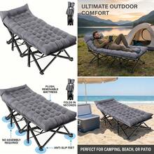 AORAN 75-Inch Folding Bed, Camping Bed, Portable Folding Guest Bed, Bearing 320/370/400/500/600 Lbs Adult Outdoor Travel Bed, Suitable For Patios And Camping Elegant Outdoor Furniture, Outdoor Only - 折疊床 - 查看 4