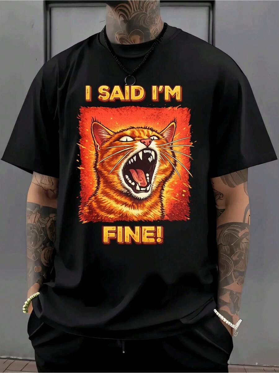 Camisetas masculinas - Preto - Ver 1