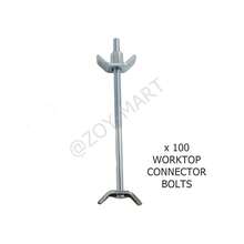 FAST DELIVERY QUALITY KITCHEN WORKTOP BOLTS CLAMP CONNECTOR 100 X 150mm ZP - A - View 3