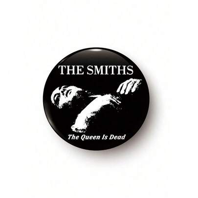 58mm Metal Anime Cartoon Round Badge, Cute Casual Accessory, Suitable For Backpack, Bag, Party, Gift For Girlfriend, Company Event Souvenir