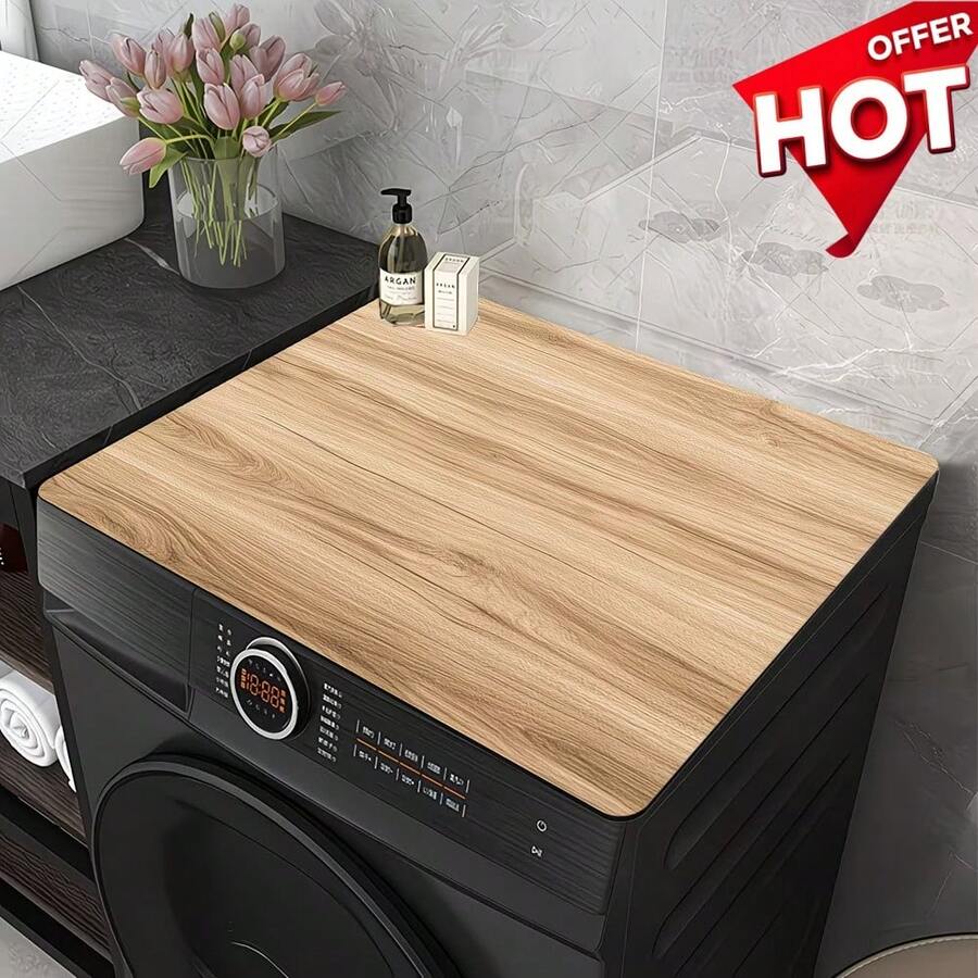 Washing Machine And Dryer Top Cover, Anti-Slip Dryer Top Protector Pad, Blocks Dust And UV Rays. Suitable For Laundry Room And Kitchen - Multicolor - View 1