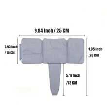 20pcs Heavy Duty Plastic Garden Fence Panel Set, Gray Interlocking Lawn & Vegetable Patch Fencing With Stakes, Easy Assembly Flower Bed Privacy Screen, Outdoor Divider (No Tools Required) - 20 Items - View 6