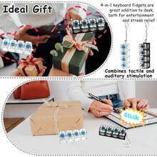 1pc Mechanical Keyboard Replacement Keycap | Keycap Collector's Item, Modern Style Keychain Pendant, 2-In-1 Men's Keychain, Adult Gift, New Year Gift, Suitable As Backpack Pendant - Multicolor - View 6