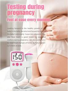 Belovedone Máy theo dõi nhịp tim thai nhi Doppler cầm tay, máy theo dõi nhịp tim thai tại nhà cho bà bầu - Nhiều màu - Xem 8