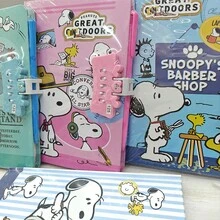 SNOOPY 1 cuốn sổ/lịch có mật khẩu, kiểu dáng ngẫu nhiên, thích hợp làm quà tặng năm mới, ngày Valentine, lễ Phục sinh. - Nhiều màu - Xem 3