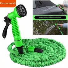 1 ống dẫn nước tưới vườn có thể kéo dài 25ft kèm vòi phun, súng phun nước áp lực cao đa chức năng với 7 chế độ phun, chất liệu polyethylene bền, thiết kế chống xoắn, tưới và làm sạch hiệu quả, dụng cụ phun rửa xe và tưới tiêu đa năng, dụng cụ rửa vườn áp lực cao tiện lợi. - Vòi 25 feet + 1 vòi phun - Xem 5