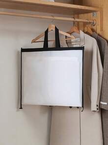 1 件装衣物防尘袋，家居外套防尘袋，婚礼防尘袋，加厚手提西装挂袋，可折叠衣物收纳袋 - 彩色 - 查看 7