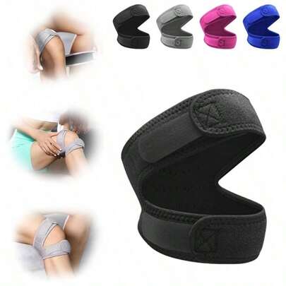 Dual Patella Support Knee Compression Sleeve, Suitable For Running, Jumping Rope, Hiking And Fitness