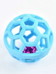 1pc Dog Chew Squeaky Toy Ball, Puzzle Feeder Teeth Grinding Training Supplies - Multicolor - View 10