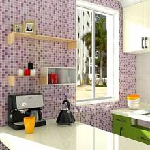 PINUOKE 200 Pieces/ 200 G Square Shapes 1x1 Square Ceramic Tiles Crafts, Colorful Stained Glass Pieces Projects - Dark Purple - Dark Purple + 200g - View 8