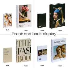 4pcs Black & White Paper Foldable Decorative Books, Indoor Home Decor Box, Creative Display Model, Desktop Luxury Ornament, Fake Books For Photography Props - 4pcs - View 6