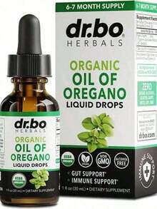 Dr. Bo Organic Oil Of Oregano Liquid Drops - Immune Support, Herbal Tincture, Gut Health, Overall Health - 200 Servings & Vegan - 1 Fl Oz - khác - Xem 3