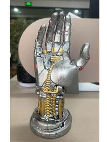 1 pieza Soporte artesanal de controlador de juego de robot 3D estilo cyberpunk, soporte de consola de juegos, decoración central, adecuado para oficina, decoración del hogar, regalo de cumpleaños, recuerdos de fiesta, decoración de habitación perfecta y regalo - Multicolor - Ver 11