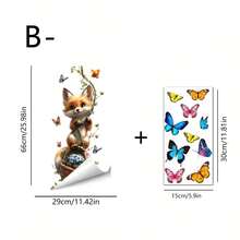 1/4 Set Cute Rabbit Rocking Window Stickers, Suitable For Spring, Reusable PVC Double-Sided Visible Animal Static Cling Window Stickers, Applicable For Glass Doors, Windows, Living Room, Kids Room And Indoor Decoration - Window Stickers - View 17
