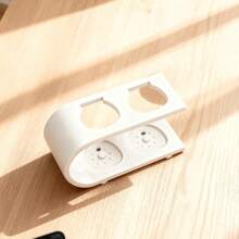 通用电动牙刷架 | 防滑倾斜式收纳底座，带通风孔 | 保持刷头干燥卫生 | 简约现代设计（单/双刷架可选） - 彩色 - 查看 13