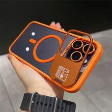 Convient pour iPhone 17 Pro Max, 12, 14, 13, 11 Pro Max, Coque de téléphone magnétique pour Apple 17 Pro/14 Pro, Support multi-dimensionnel invisible - Noir - Voir 1