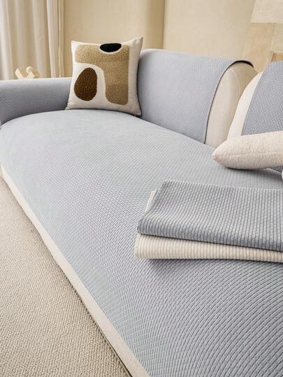 1 chiếc vỏ đệm sofa nhung mềm mại, thoải mái, dùng được cả 4 mùa, kiểu dáng hiện đại tối giản, chống trượt, chống bụi và có thể giặt được, mềm mại, chống phai màu, thân thiện với thú cưng, phù hợp cho phòng ngủ, văn phòng, phòng khách, sofa hình chữ L và sofa 1/2/3/4 chỗ ngồi.