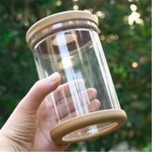 1个水培植物种植器，塑料植物瓶，办公桌摆件，北欧风格绿色植物，水培，透明常春藤花瓶 - 透明1件 - 查看 7