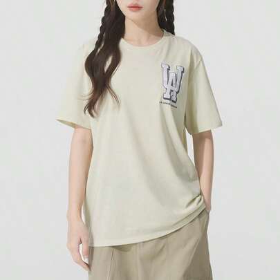 Under Armour Áo thun ngắn tay Collegiate LC OS, mềm mại và thoáng khí, thích hợp cho nữ tập luyện thể thao.