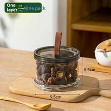 1个多功能厨房储物盒，适用于存放谷物、麦片、零食和调味料，可放置于冰箱、台面和橱柜中。 - 查看 14