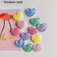 6/12pcs Cute Heart-Shaped Fridge Magnets And Whiteboard Magnetic Stickers, Suitable For Kitchen And Office Decoration, Wedding Magnetic Decor, Fridge Magnets, Kitchen Accessories, Home Decor, Mother's Day Gift - Multicolor - View 8