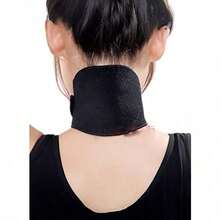 Heated Neck Massager, Adjustable Warm Support, Relaxes And Stabilizes Neck Muscles - Black - View 2