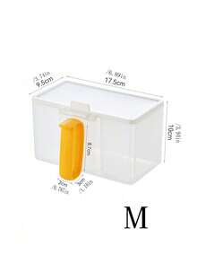 1pc Transparent Laundry Detergent Bead Storage Box, Minimalist Ins Style Large Capacity, Suitable For Home, Living Room, Bathroom, Multi-Functional Storage Box - Transparent - View 2