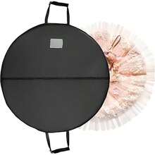 Túi đựng trang phục múa ba lê gấp gọn 40 inch, có khóa kéo, dùng để cất giữ váy múa ba lê. - màu đen - Xem 8