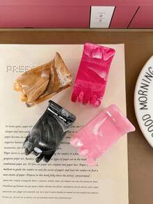 1个新款时尚优雅发爪马尾辫发夹配饰 - 彩色 - 查看 3