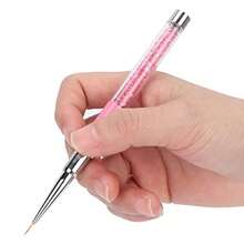 Bolígrafo de Dibujo para Decoración de Uñas Pinceles para Delineador de Uñas Pinceles para Delineador de Uñas Puntas de Diseño de Delineador para Dibujo Fino Pinceles para Pluma de Arte de Uñas Pa - como en la foto - Ver 3