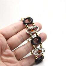 Minimalist Geometric Crystal Bracelet, Fashion Chic Style - White - View 5