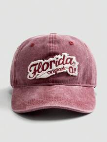 1pc Letter Slogan Street Style Embroidery Print UV Protection Sports Baseball Cap, Unisex Casual Everyday Wear - B - View 28