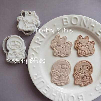 Little Red Riding Hood Cookie Cutter Big Bad Wolf Fairy Tale Icing Biscuit Mold Home DIY Sugarcraft Fondant Cake Decoration