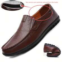 STARNOVO Men's Casual Shoes, Featuring Both Comfort And Convenience, Suitable For Daily Business And Leisure Occasions, With Soft Soles And Flexible Uppers - Dark Brown - View 3