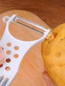 1PC Multi-Functional Kitchen Slicer - Vegetable Grater And Peeler Set - Multicolor - View 4