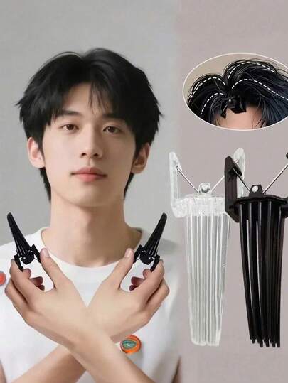 Kẹp tóc tạo độ phồng tự nhiên cho chân tóc - Kẹp tóc vô hình giúp tạo độ phồng cho tóc mái và tóc dài, giữ nếp tóc chắc chắn, không trượt, tạo độ cao tức thì, giúp định hình kiểu tóc cho cả nam và nữ.