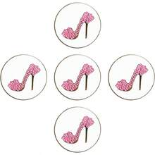 Ball Markers 5 10 Pack Cute Funny Novelty Markers Bag Accessories Gifts Ball Position Marking Disc Men Weman Golfers - 5 + High Heel - View 1