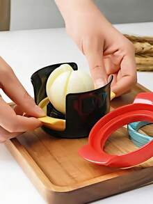 3-In-1 Multi-Purpose Stainless Steel Egg Slicer For Hard Boiled Eggs – Effortless Egg Cutter, Cutting Out Regular And Beautiful Shapes - Multicolor - View 4