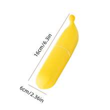 1pc Banana Shaped Lint Remover, 2-In-1 Multi-Functional Mini Reusable Lint Brush For Home & Pet - Banana - View 6
