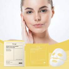 Gentle Niacinamide Hydrating Face Mask For Sensitive Skin, Calms Redness & Boosts Radiance With Glutathione & Grape Seed Oil, Daily Soothing Facial Care, 4 Pack - 4PIECES - 查看 2