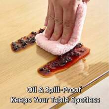 1.5mm Clear PVC Tablecloth Vinyl Oilcloth Waterproof Fabric Table Protector - Transparent - View 8